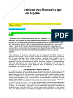 La Double Trahison Des Marocains Qui Gouvernent en Algérie: Lounès