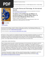 The Effect of Fluid Rheology and Medium On The Performance of A Helical Ribbon Mixer For Concentrated Manganese Nodule Slurry