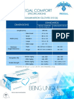 Regal Comfort Nitrile Exam Glove Specifications