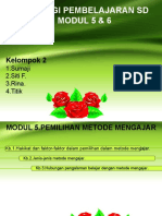 Modul 5 Dan 6 Strategi Pembelajaran