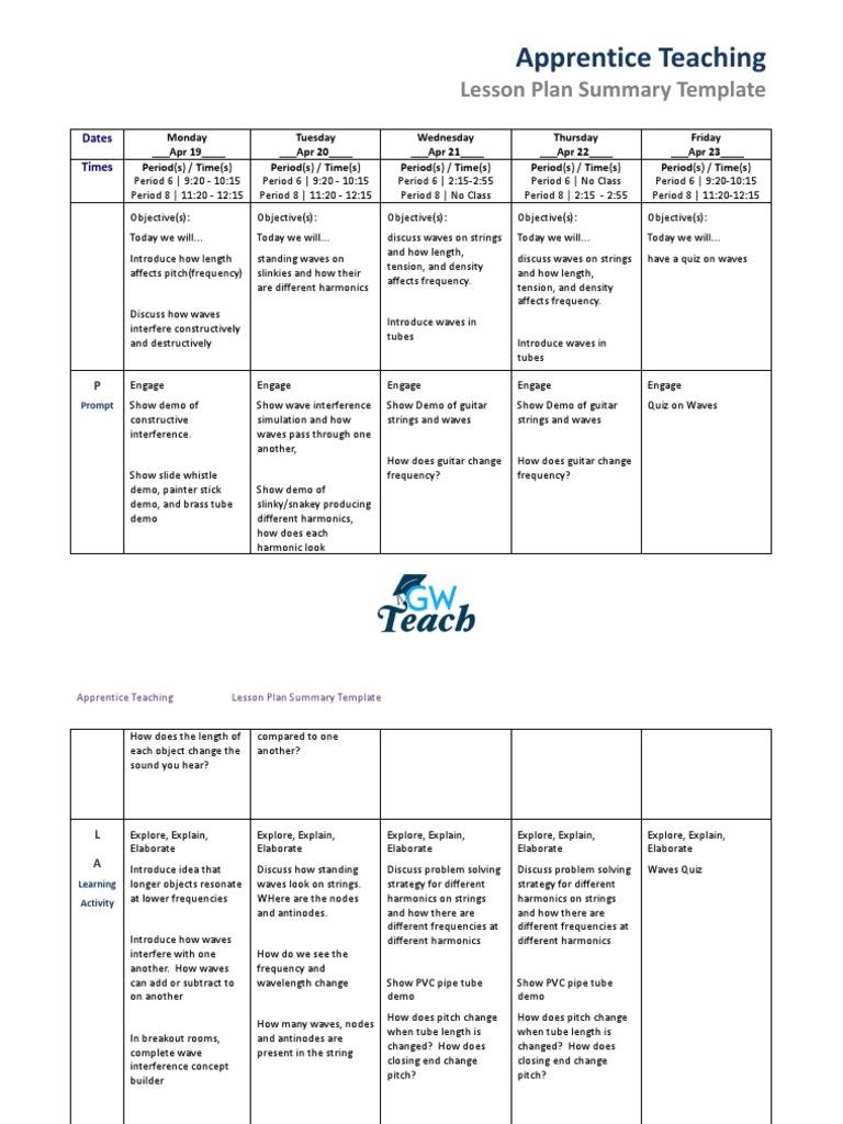 at-lesson-plan-summary-template-week-11-pdf-harmonic-waves