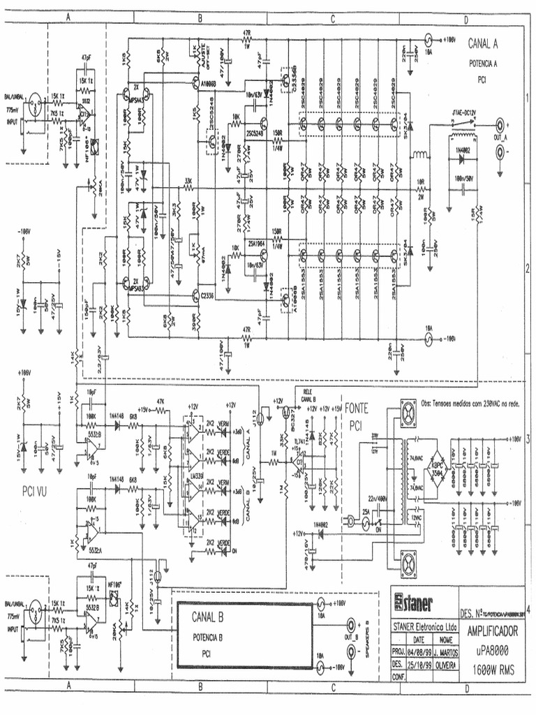 Esquema Staner-uPA8000 | PDF