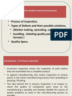 Inspection Procedures For Quality Assurance in Cutting