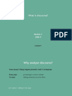 What Is Discourse?: Lesson 4