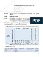 INFORME Docente-Abril 2021