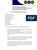 Análisis del PIB de Colombia en 2020