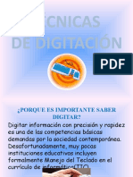 Diapositivas Tecnicas de Digitacion