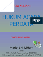 HUKUM ACARA PERDATA