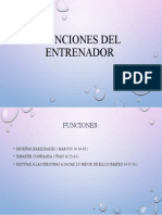 Funciones Del Entrenador