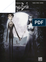 Danny Elfman Corpse Bride Official Sheet Music Book + Bonus