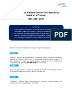 Gestión Seguridad Salud Trabajo ISO 45001