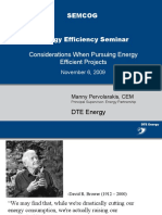 SEMCOG Energy Efficiency Seminar Considerations