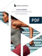 Tribe Dynamics-2020 Lululemon Influencer Marketing-Strategy