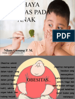 BAHAYA OBESITAS PADA ANAK