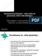 Ravitsemussuositukset