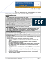 EPLC Annual Operational Analysis Checklist