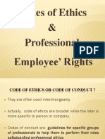 Codes of Ethics and Employee Rights