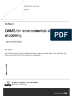 GAMS Manual