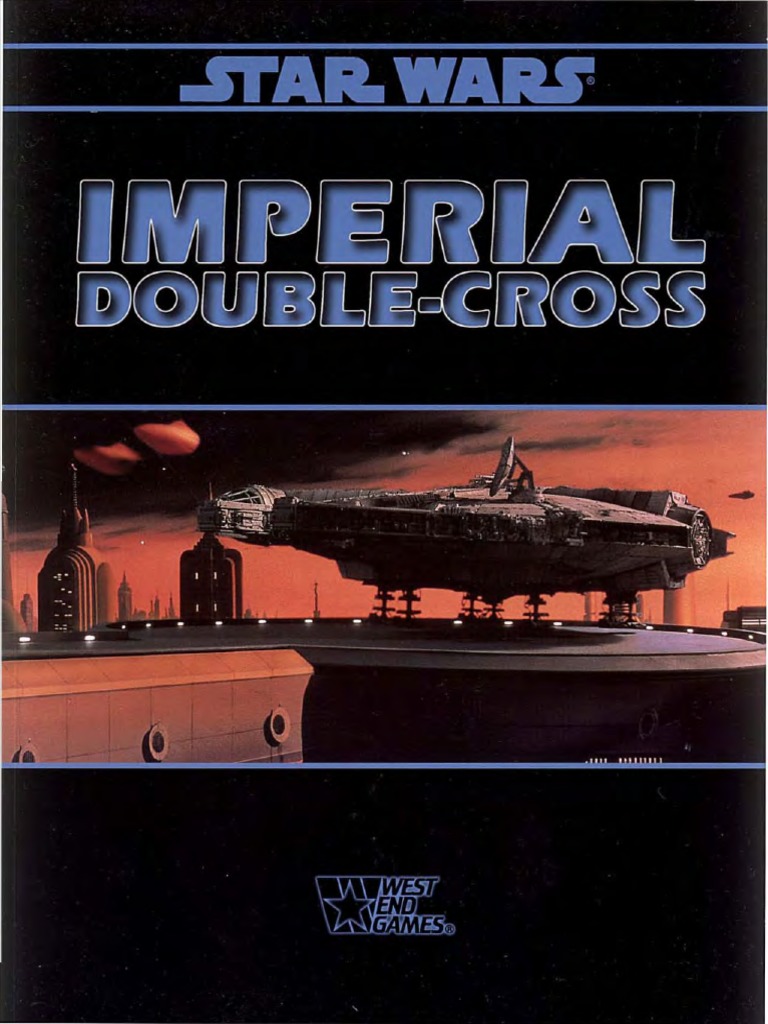 Star Wars Imperial Double-Cross – Livre Jeu De Rôle (JDR) – West End Games – Occasion