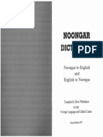 Noongar Dictionary Second Edition