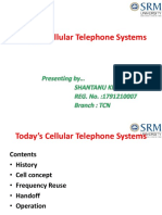 Today's Cellular Telephone Systems