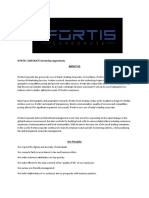 Ifortis Corporate Internship