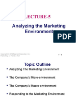Lecture-5: Analyzing The Marketing Environment