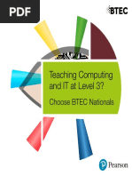 BTEC Level 3 Nationals Computing and IT Guide