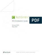 Camtasia 2020 MSI Installation Guide