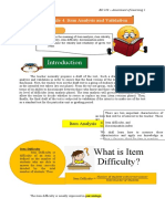 Module 4 Item Analysis and Validation