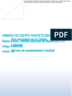 P-MSG-004 Armado de Equipo Oxiacetileno