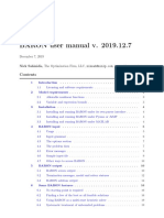 BARON User Manual v. 2019.12.7: December 7, 2019