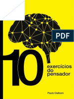 Os 10 exercícios do pensador