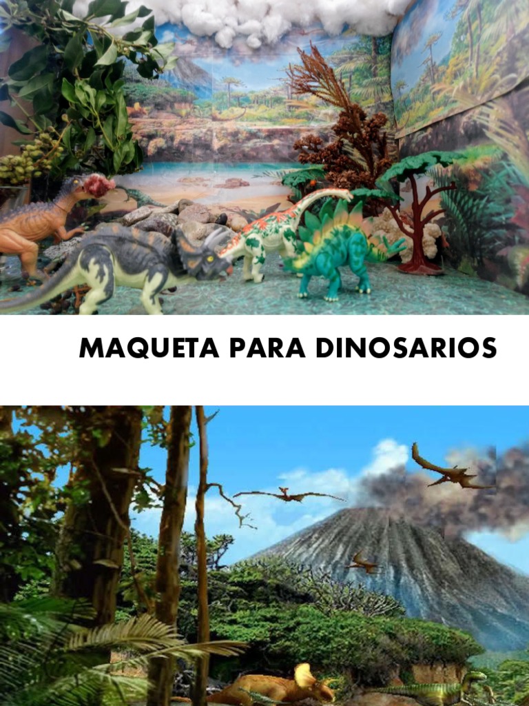 Maqueta Dinosaurios | PDF