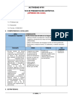 4° Grado - Aactividad Del Dia 21 de Abril