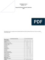 WA Science by Grade 9-12 05.18.10