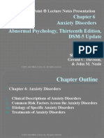 Abnormal Psychology, Thirteenth Edition, DSM-5 Update: Anxiety Disorders