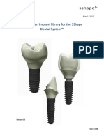 Creating An Implant Library For The 3shape Dental System (v4.0)