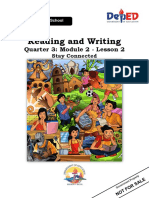 Reading and Writing: Quarter 3: Module 2 - Lesson 2