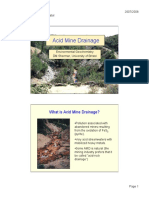 Acid Mine Drainage