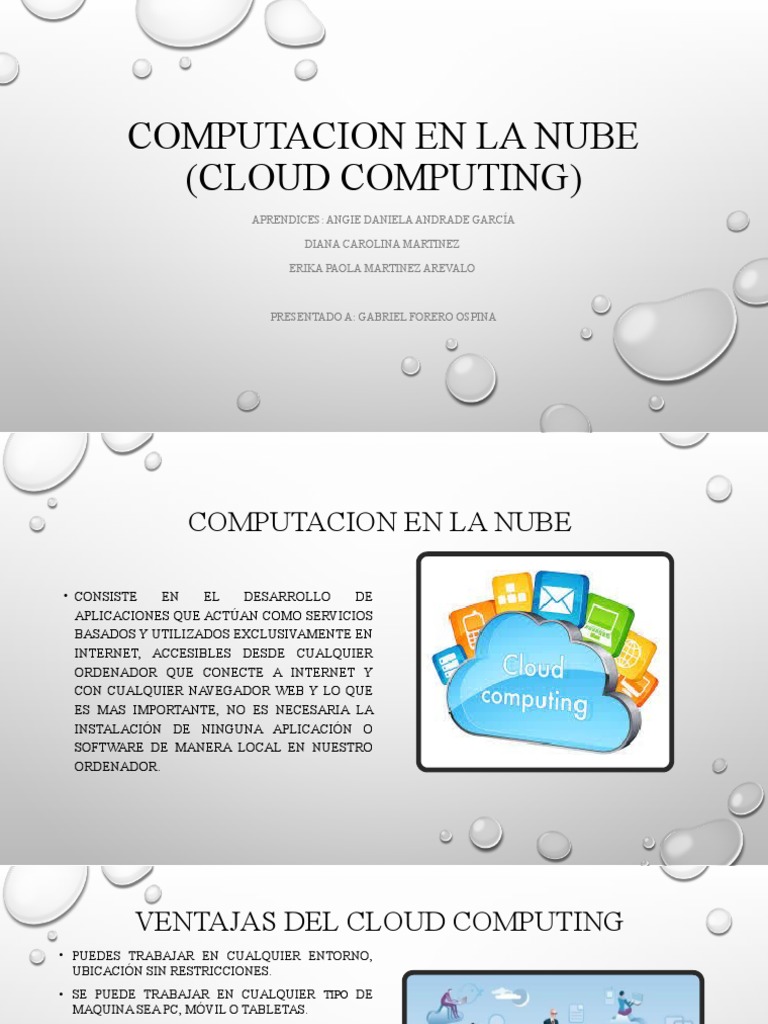 Ventajas y Aplicaciones de Cloud Computing | PDF | Computación en la ...