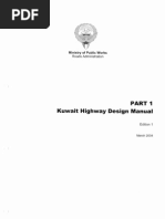 Qatar Highway Design Manual