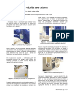 Informe Marcha Sistemática Reducida para Cationes