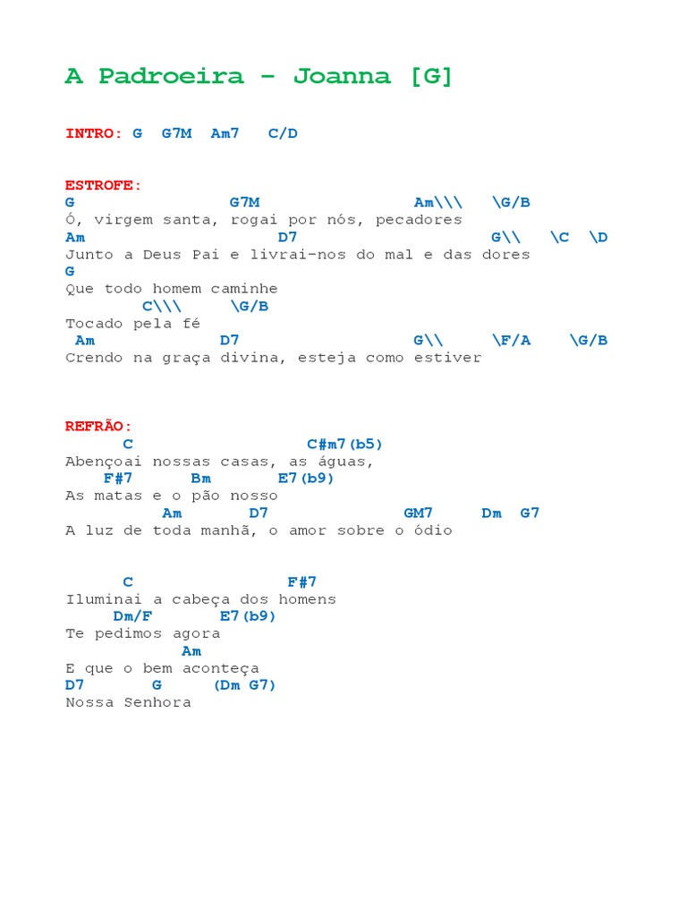 A Padroeira - Joanna (G) | PDF