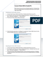 Chapter: Using Freecom Turbo USB .0 (Only PC)
