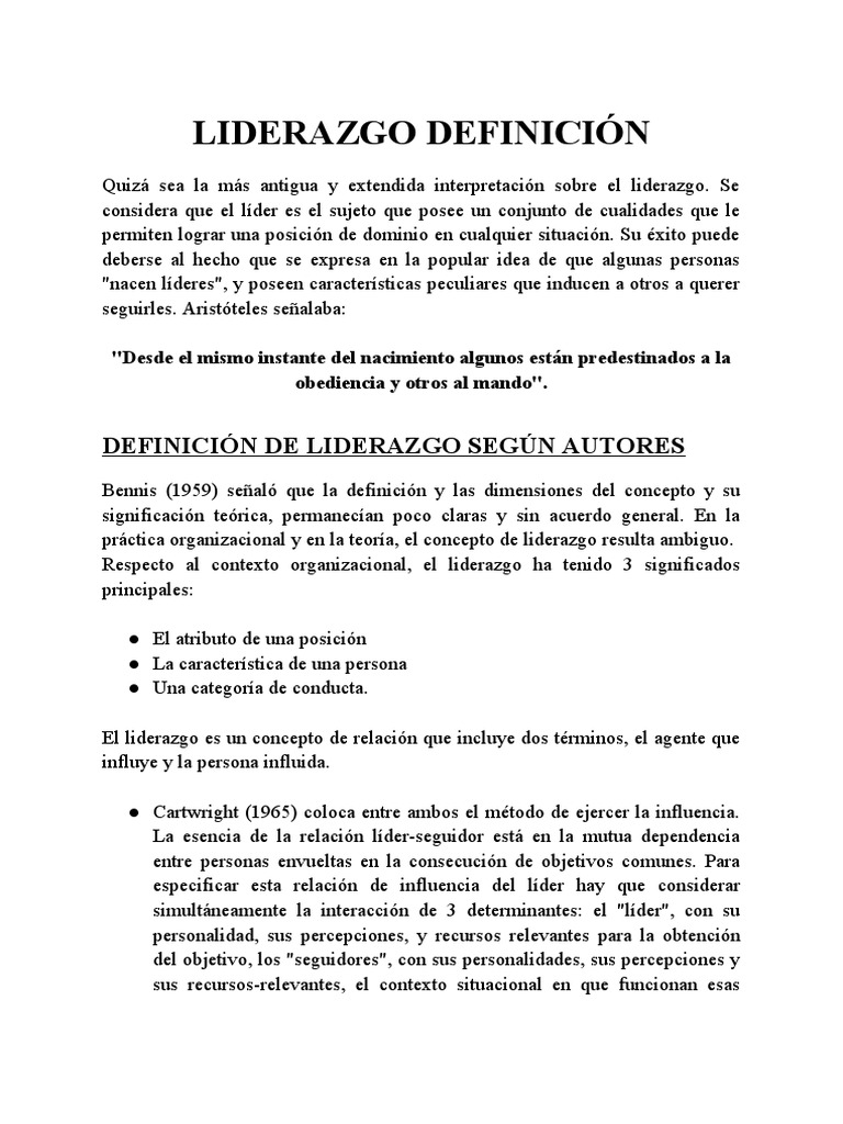 Liderazgo. Poder y Politica | PDF | Liderazgo | Estado (política)