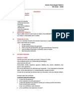 Anamnesis I. Datos de Filiación: Curso Psicología Clínica VII Ciclo - 2020