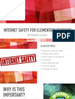 Internet Safety For Elementary Students: by Hayley Gaynor