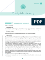 Corrigé Du Devoir 3: Exercice