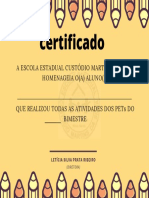 Certificado PET Completo - Mod 2